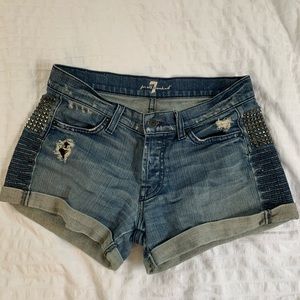 7 For All Mankind Denim Shorts